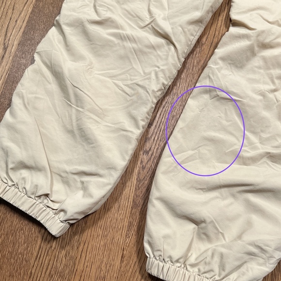 Supreme Nylon Ankle Zip Logo Warmup Training Pants Light Beige Tan Mens Medium - Picture 7 of 13